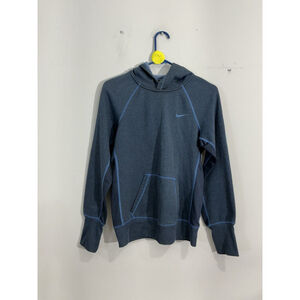 Youth kids Nike Thermal Fit Small Blue Pullover Hoodie
